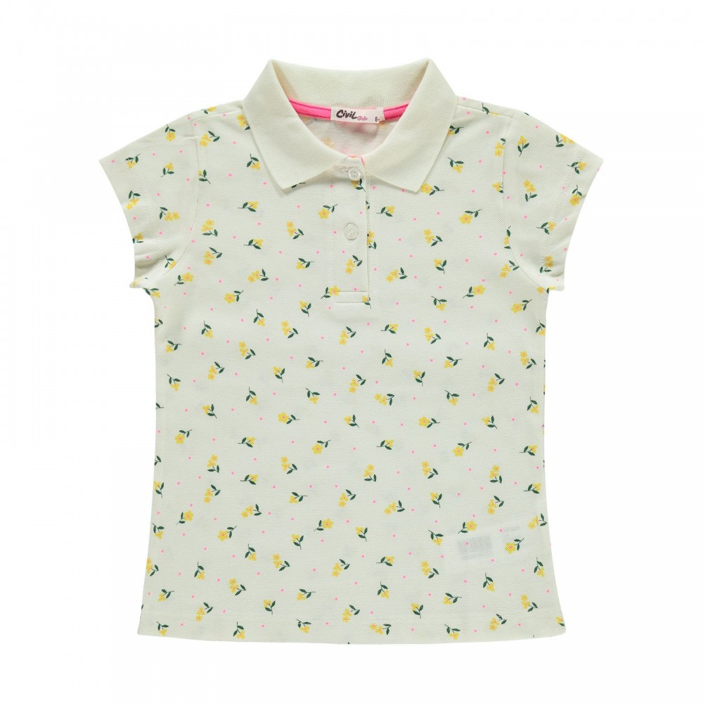Civil Girls Παιδικό T-Shirt 6-9 Χρονών Εκρού