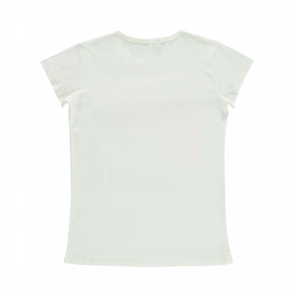 Civil Girls Παιδικό T-Shirt 10-13 Χρονών Εκρού