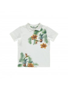 Παιδικό T-Shirt Για Αγόρι 10-13 Χρονών Εκρού