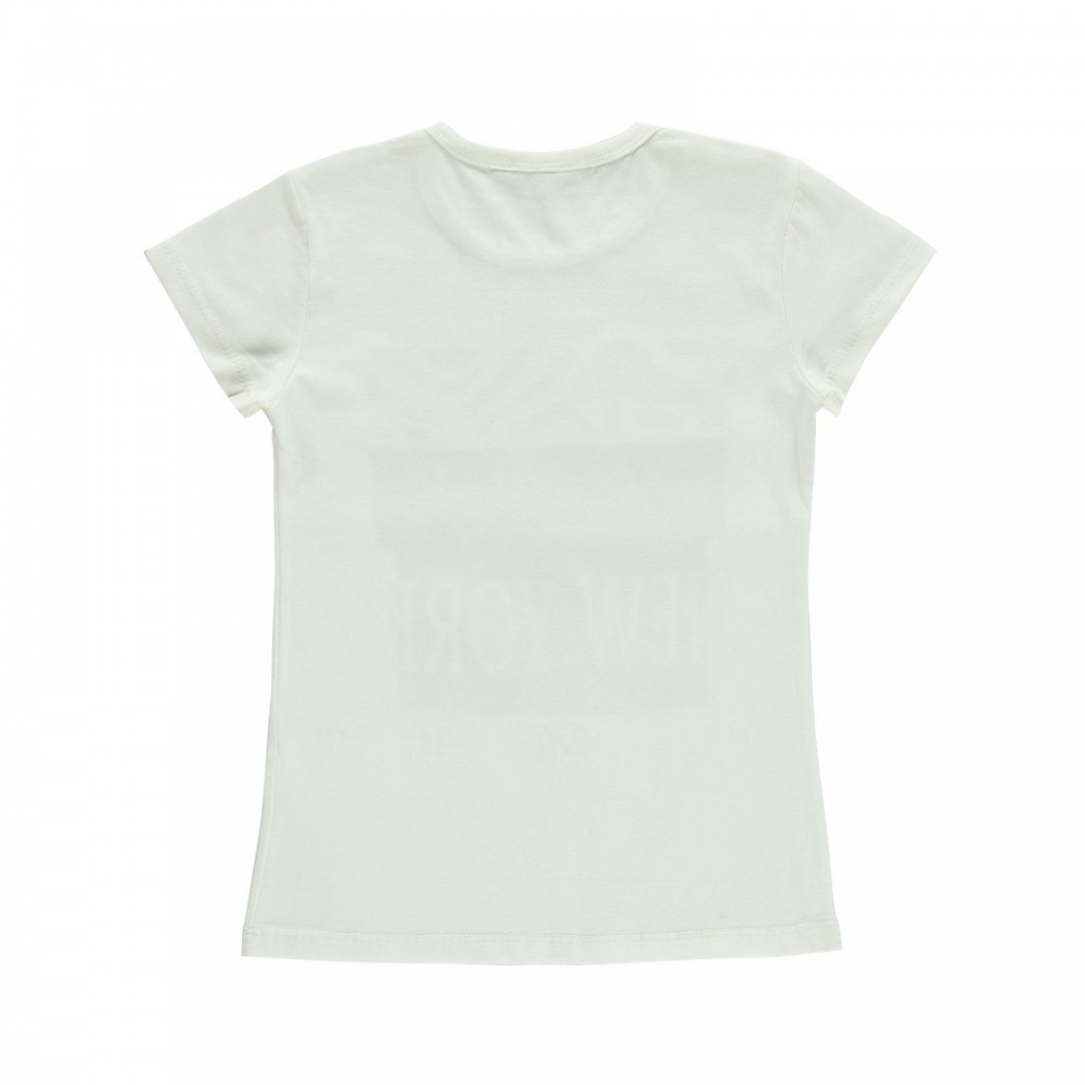 Civil Girls Παιδικό T-Shirt 6-9 Χρονών Εκρού