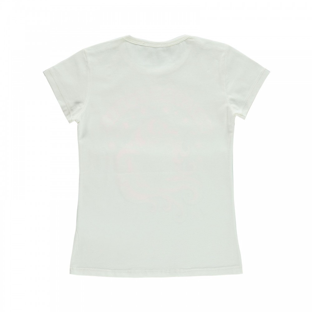 Civil Girls Παιδικό T-Shirt 6-9 Χρονών Εκρού