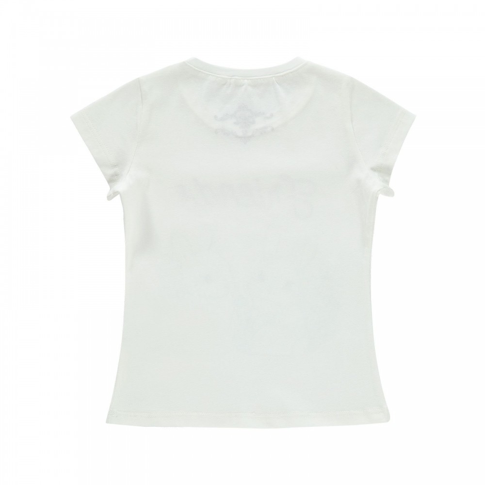 Civil Girls Παιδικό T-Shirt 2-5 Χρονών Εκρού