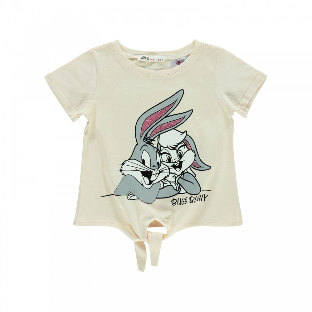 Bugs Bunny Girls Παιδικό T-Shirt 2-5 Χρονών Χρώμα του Δέρματος