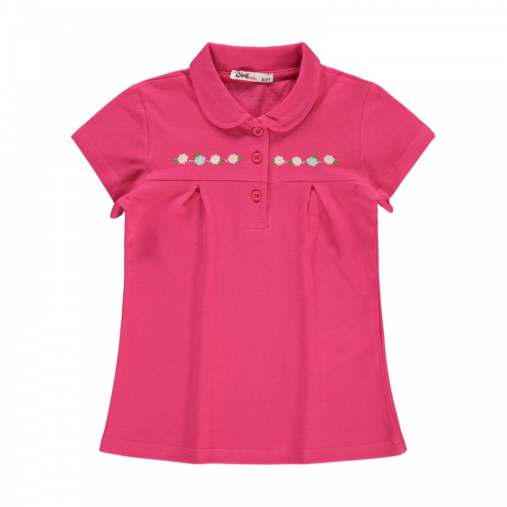 Civil Girls Παιδικό T-Shirt 6-9 Χρονών Φούξια