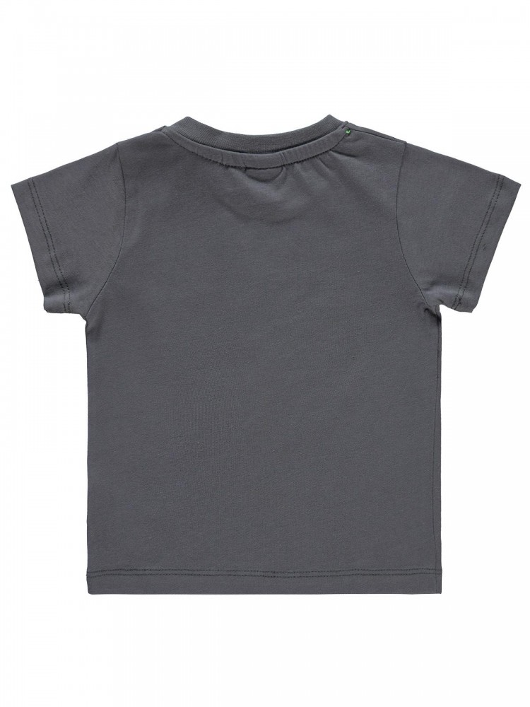 Batman Baby Boy Βρεφικό T-Shirt 6-18 Μηνών Γκρι Μελανζέ