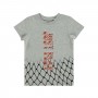 Civil Boys Παιδικό T-Shirt 2-5 Χρονών Γκρι Μελανζέ