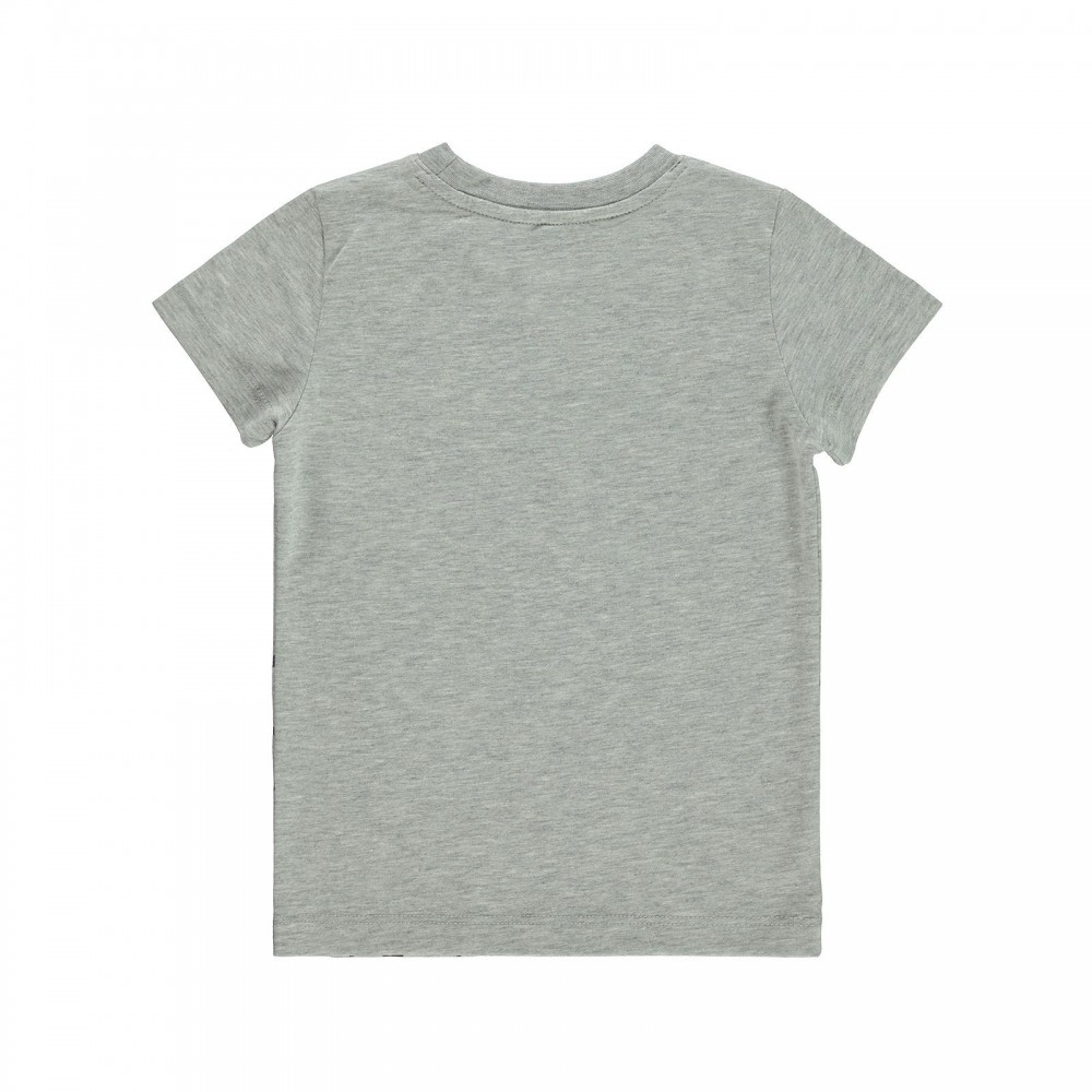 Civil Boys Παιδικό T-Shirt 2-5 Χρονών Γκρι Μελανζέ