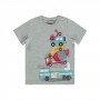 Civil Boys Παιδικό T-Shirt 2-5 Χρονών Γκρι Μελανζέ