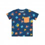 Civil Boys Παιδικό T-Shirt 2-5 Χρονών Ινδικό