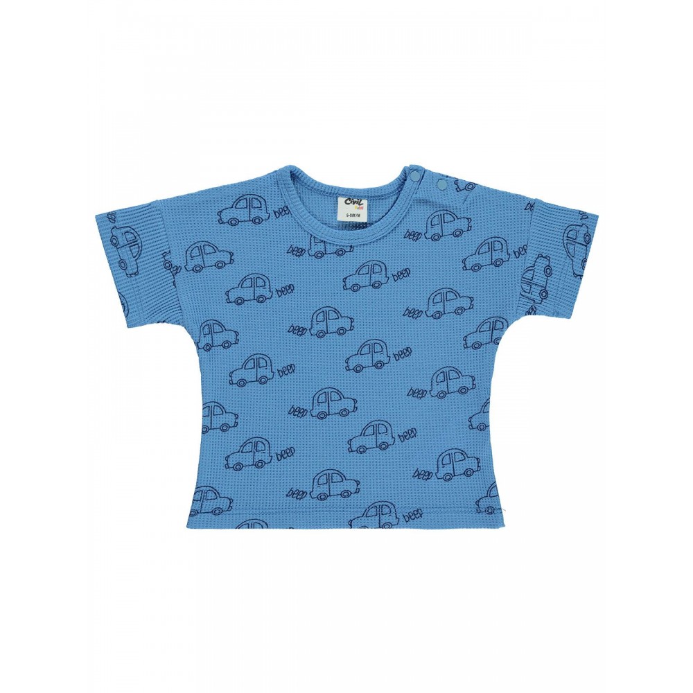 Civil Baby Boy Βρεφικό T-Shirt 6-18 Μηνών Σκούρο Μπλε