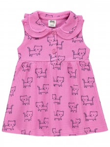 Civil Baby Girl Βρεφικό Φόρεμα 6-18 Μηνών Ροζ