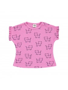 Civil Baby Girl Βρεφικό T-Shirt 6-18 Μηνών Σκούρο Ροζ