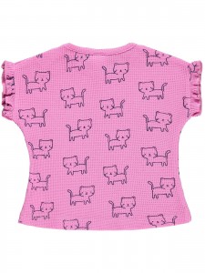 Civil Baby Girl Βρεφικό T-Shirt 6-18 Μηνών Σκούρο Ροζ