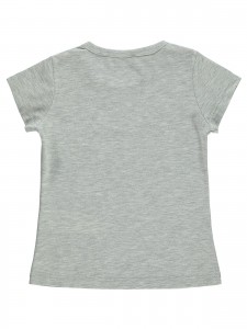 Civil Girls Παιδικό T-Shirt 2-5 Χρονών Γκρι