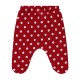 Civil Baby Βρεφικό Παντελόνι Φόρμας Με Κλειστό Ποδαράκι 1-9 Μηνών Κόκκινο