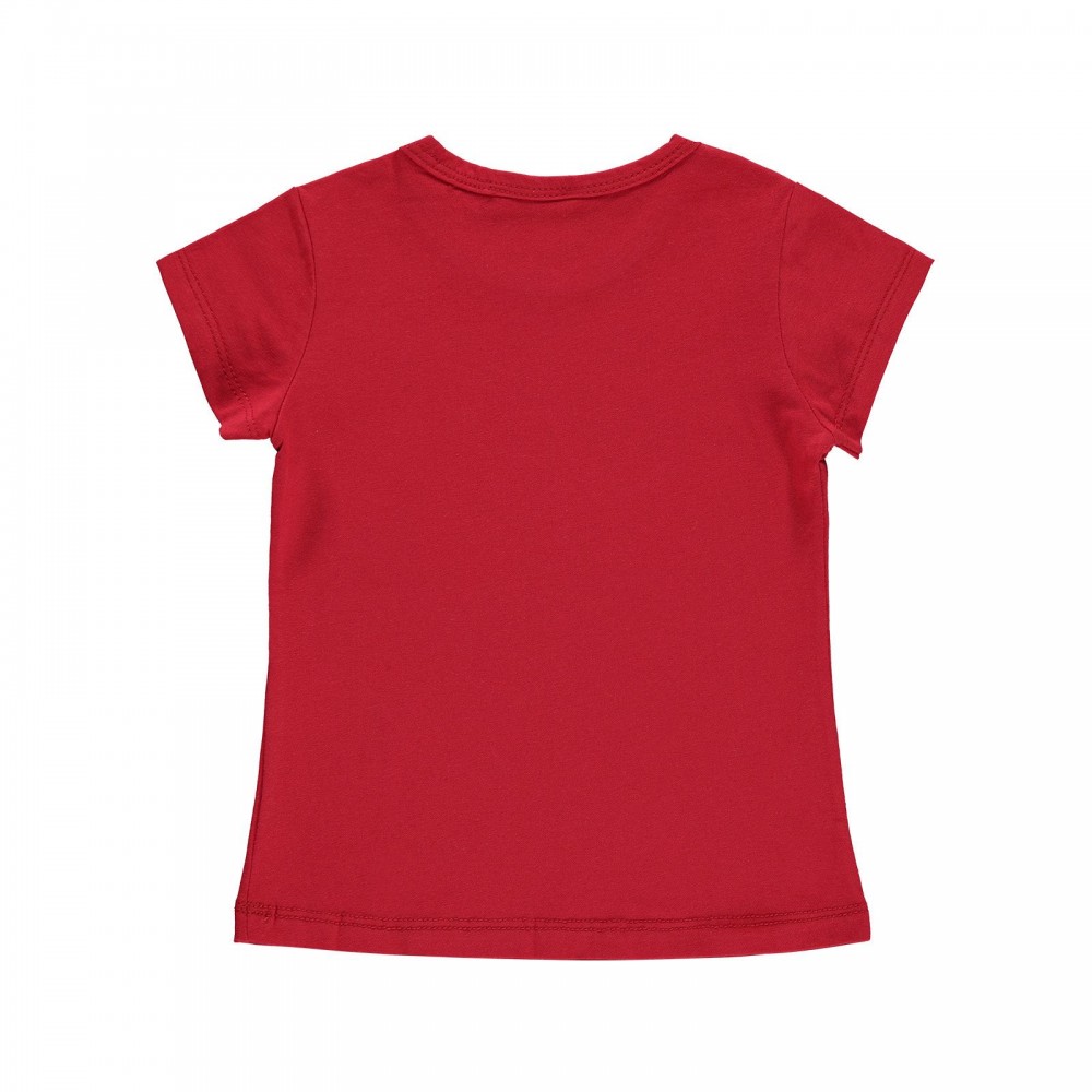 Civil Girls Παιδικό T-Shirt 2-5 Χρονών Κόκκινο