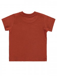 Civil Baby Boy Βρεφικό T-Shirt 6-18 Μηνών Κεραμιδί