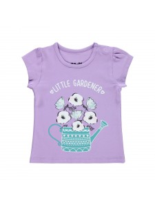 Civil Baby Girl Βρεφικό T-Shirt 6-18 Μηνών Λιλά