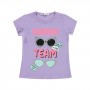 Civil Girls Παιδικό T-Shirt 2-5 Χρονών Λιλά