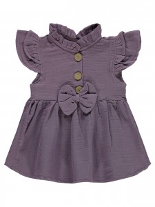 Civil Baby Girl Βρεφικό Φόρεμα 6-18 Μηνών Μωβ