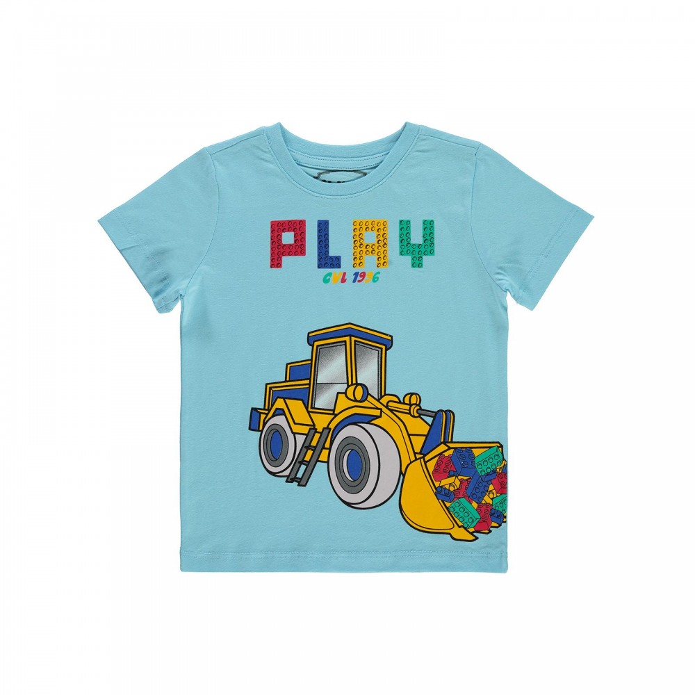 Civil Boys Παιδικό T-Shirt 2-5 Χρονών Μπλε