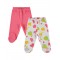 Civil Baby Βρεφικό Παντελόνι Φόρμας Με Κλειστό Ποδαράκι 2Τμχ 1-3 Μηνών Ροδί