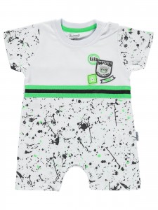 Miniworld Baby Boy Βρεφικό Φορμάκι 3-12 Μηνών Πράσινο