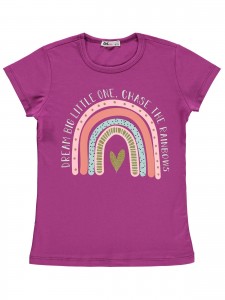 Civil Girls Παιδικό T-Shirt 6-9 Χρονών Μωβ