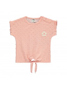 Civil Baby Girl Βρεφικό T-Shirt 6-18 Μηνών Πούδρα