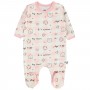 Civil Baby Girl Βρεφικό Φορμάκι 2Τμχ 1-3 Μηνών Πούδρα