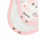 Civil Baby Girl Βρεφικό Κορμάκι 2Τμχ 1-3 Μηνών Πούδρα