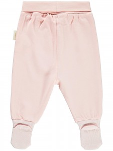 Civil Baby Βρεφικό Παντελόνι Φόρμας Με Κλειστό Ποδαράκι από Οργανικό Βαμβάκι 1-9 Μηνών Ροζ