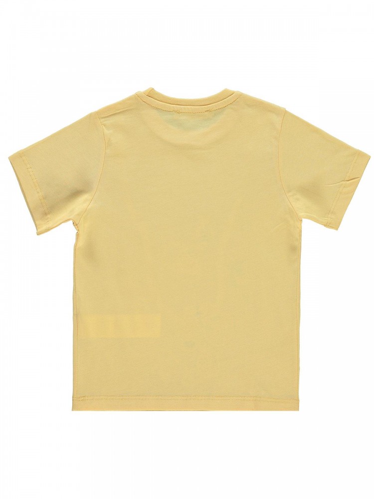 Civil Boys Παιδικό T-Shirt 2-5 Χρονών Κίτρινο