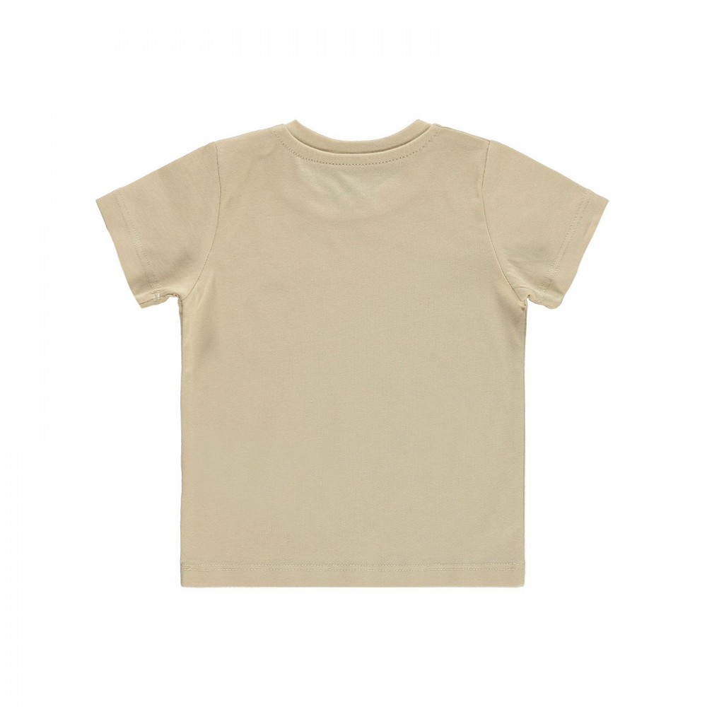Civil Baby Boy Βρεφικό T-Shirt 6-18 Μηνών Μπεζ