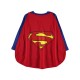Superman Boys Παιδική Μπλούζα με Κάπα 2-5 Χρονών Πούδρα-Ροζ