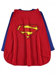 Superman Boys Παιδική Μπλούζα με Κάπα 10-13 Χρονών Πούδρα-Ροζ