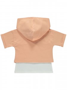 Civil Girls Παιδικό T-Shirt 2-5 Χρονών Σομόν