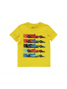 Civil Boys Παιδικό T-Shirt 6-9 Χρονών Κίτρινο