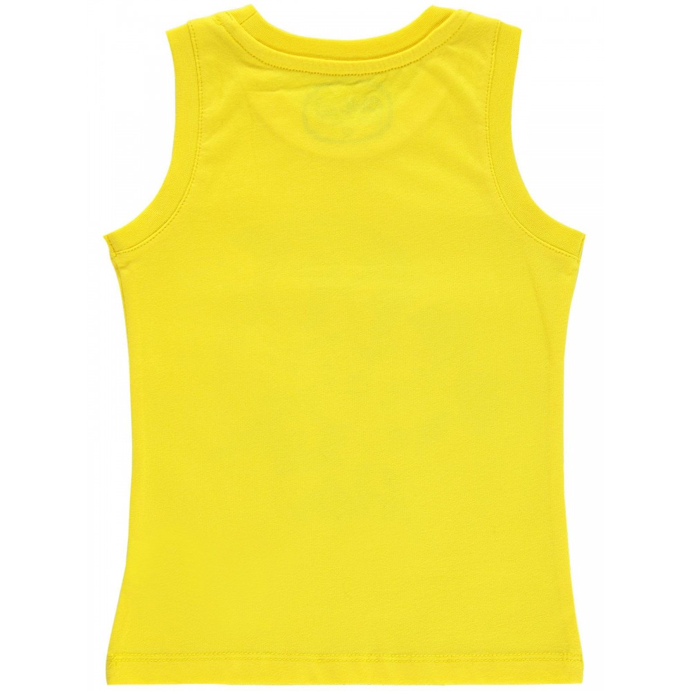 Civil Boys Παιδικό Αμάνικο T-Shirt 2-5 Χρονών Κίτρινο