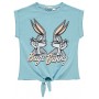 Bugs Bunny Girls Παιδικό T-Shirt 6-9 Χρονών Μπλε