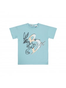 Bugs Bunny Girls Παιδικό T-Shirt 10-13 Χρονών Μπλε