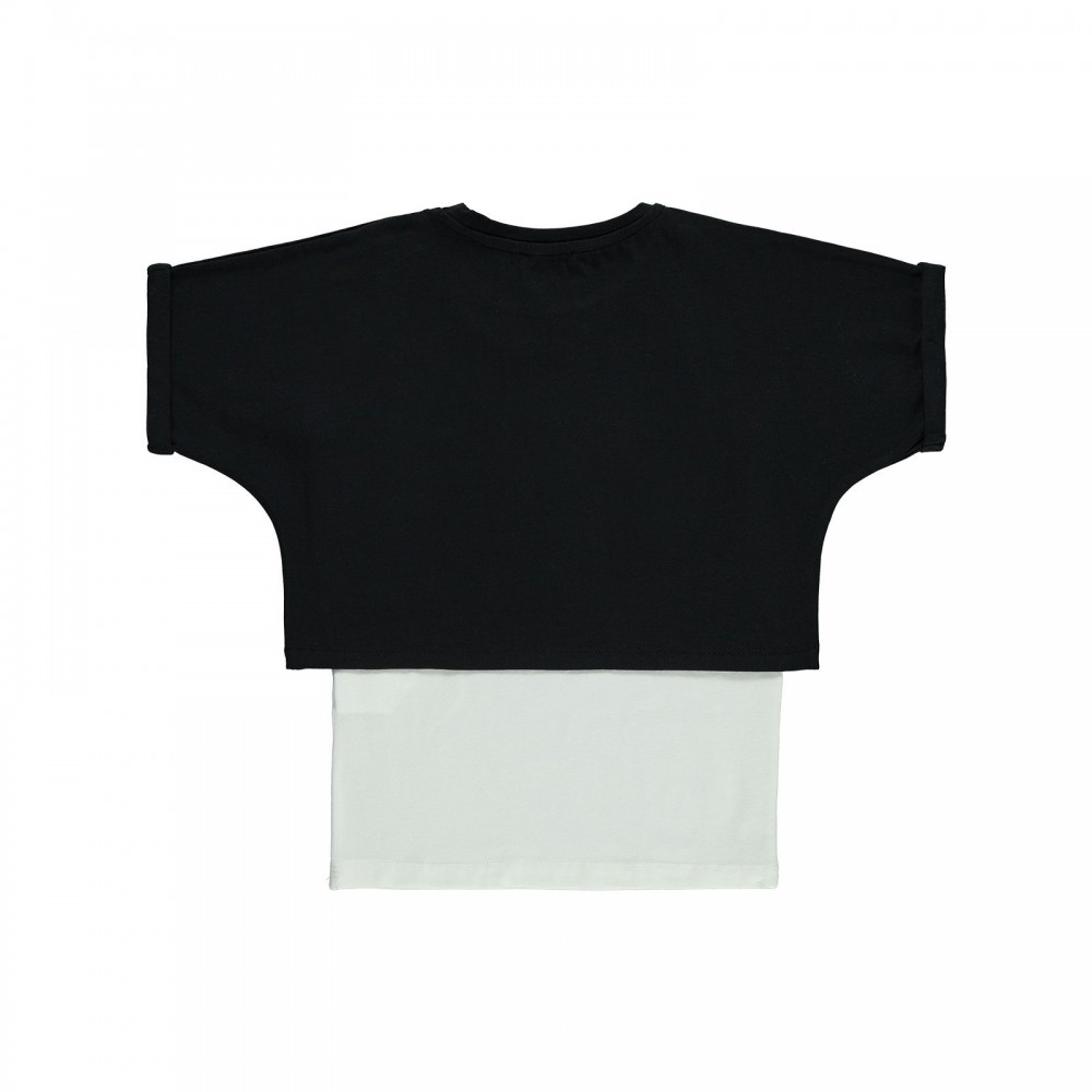 Civil Girls Παιδικό T-Shirt 6-9 Χρονών Μαύρο