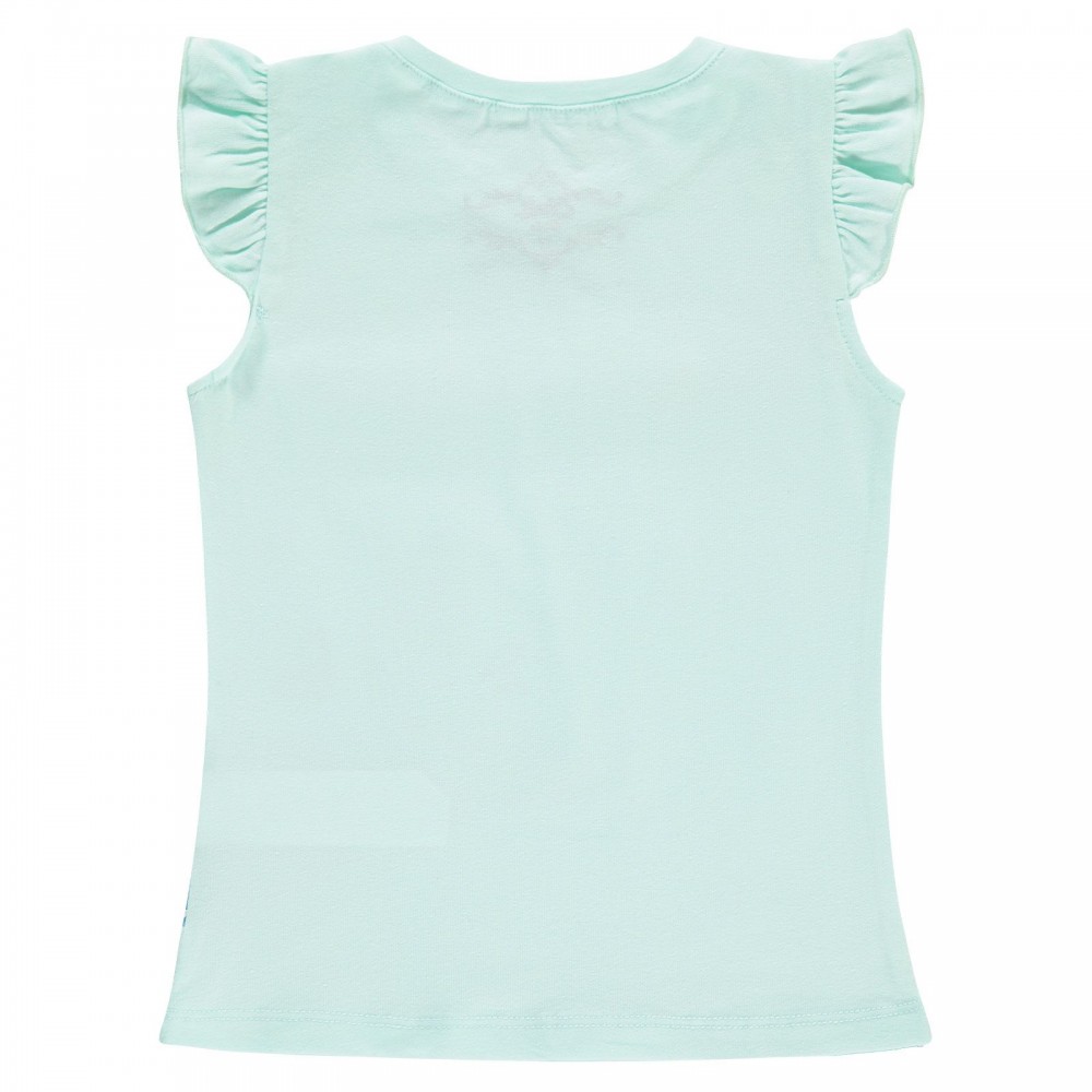 Civil Girls Παιδικό T-Shirt 2-5 Χρονών Πράσινο Νερού
