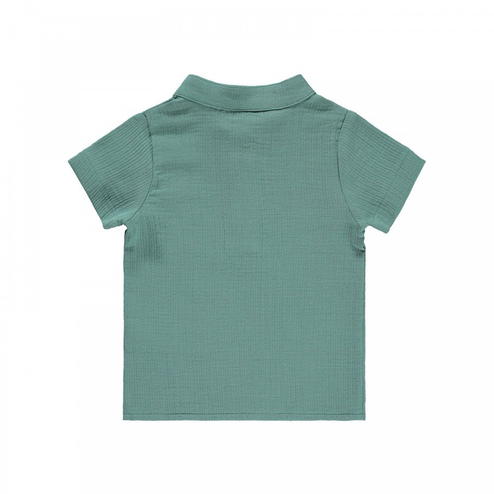 Civil Baby Boy Βρεφικό T-Shirt 6-18 Μηνών Πράσινο Νερού
