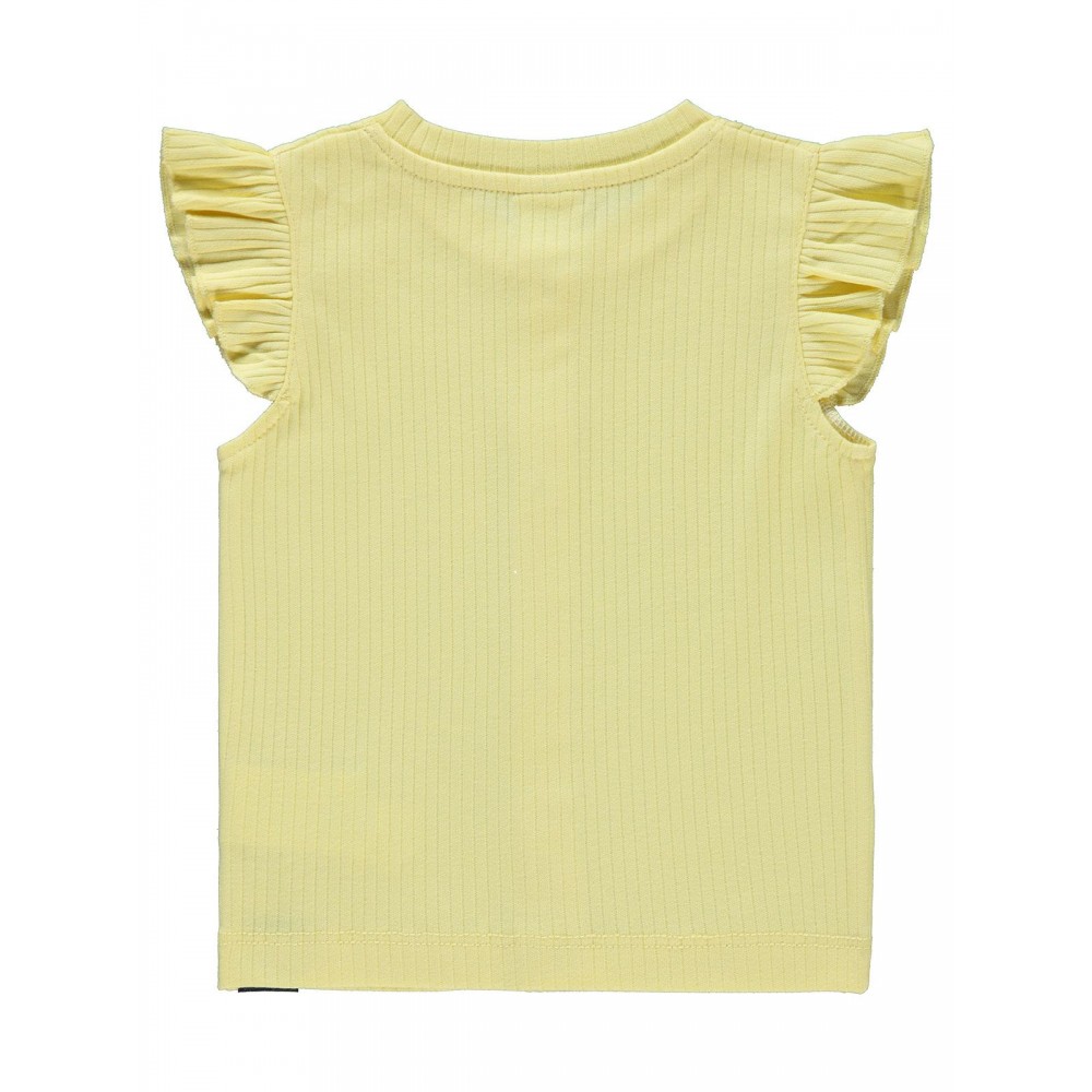 Civil Baby Girl Βρεφικό T-Shirt 6-18 Μηνών Κίτρινο