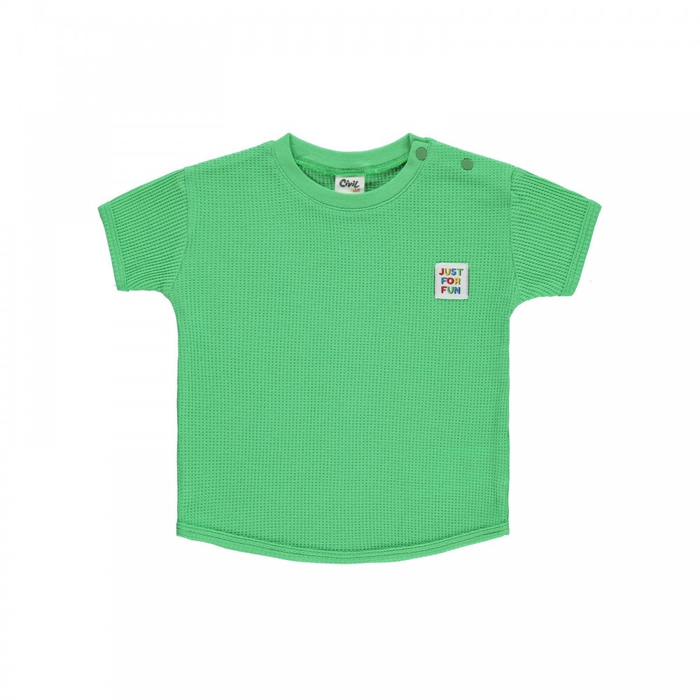 Civil Baby Boy Βρεφικό T-Shirt 6-18 Μηνών Πράσινο