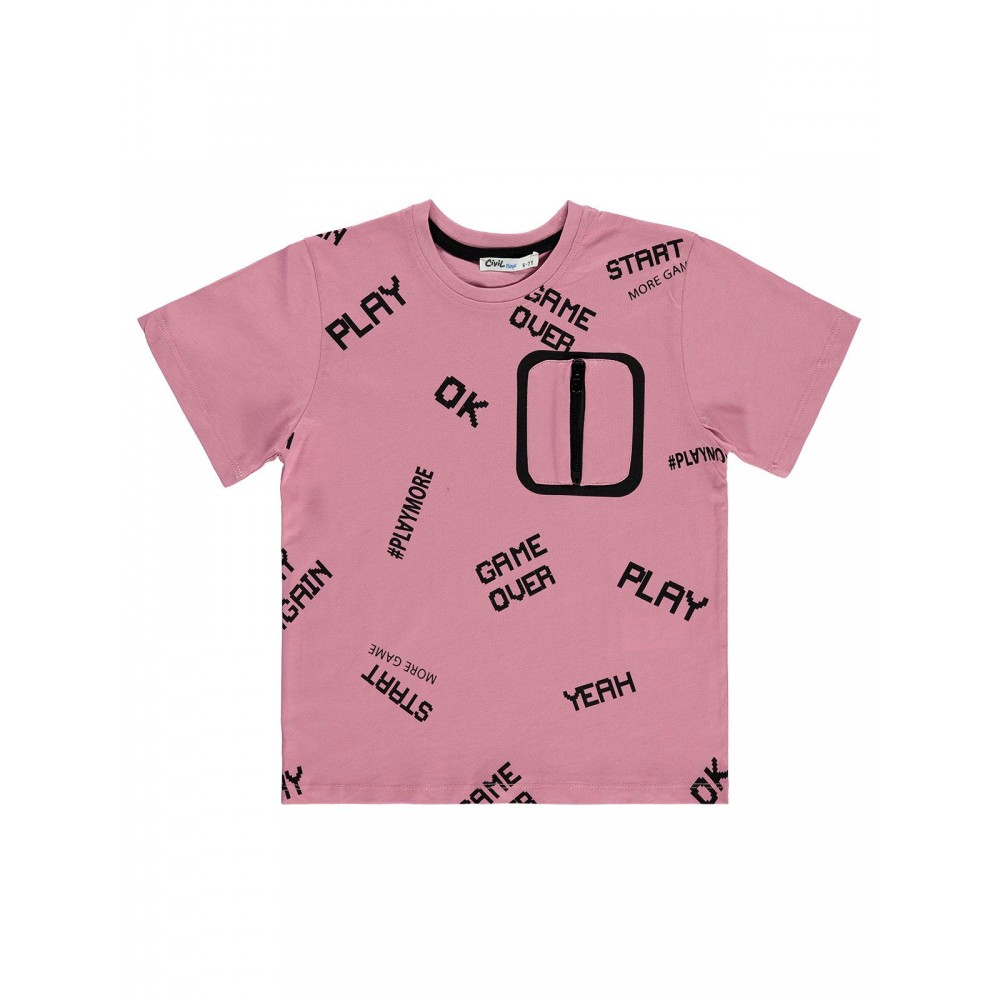Civil Boys Παιδικό T-Shirt 10-13 Χρονών Ροζ
