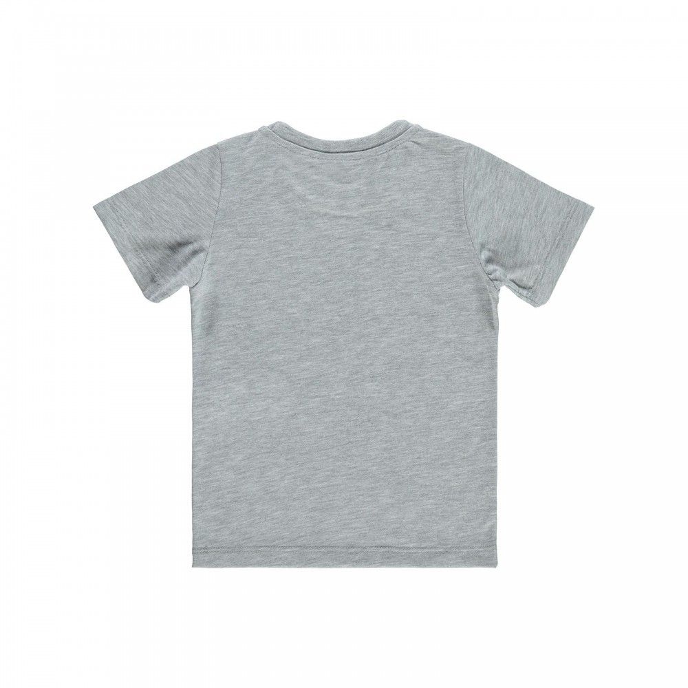 Civil Boys Παιδικό T-Shirt 2-5 Χρονών Γκρι Μελανζέ