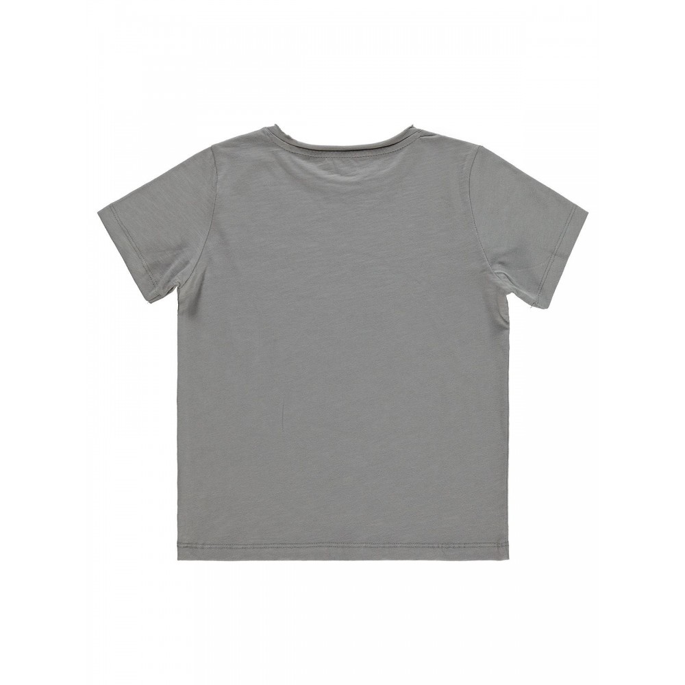 Civil Boys Παιδικό T-Shirt 6-9 Χρονών Γκρι