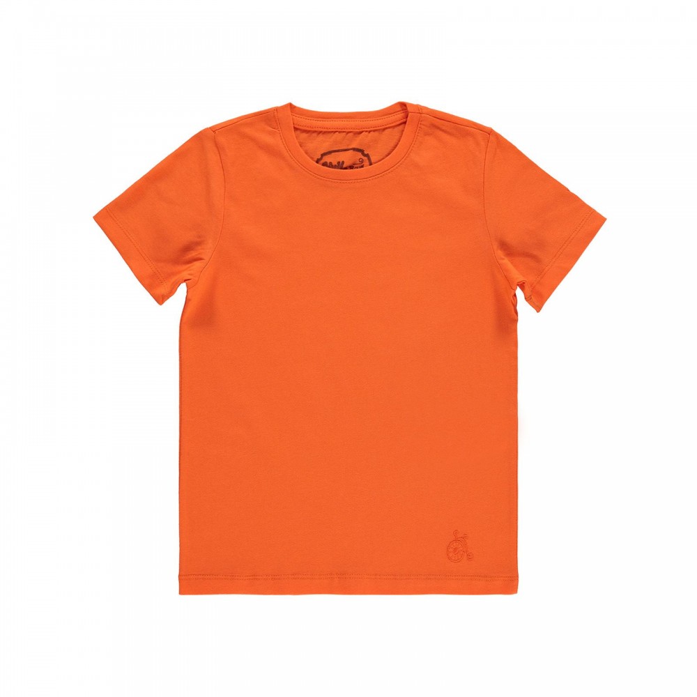 Civil Boys Παιδικό T-Shirt 6-9 Χρονών Πορτοκαλί